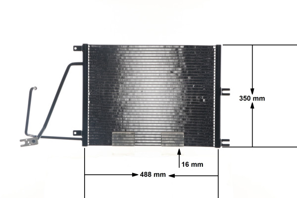 Condenser, air conditioning - AC226000S MAHLE - 1850051, 52479125, 1850061